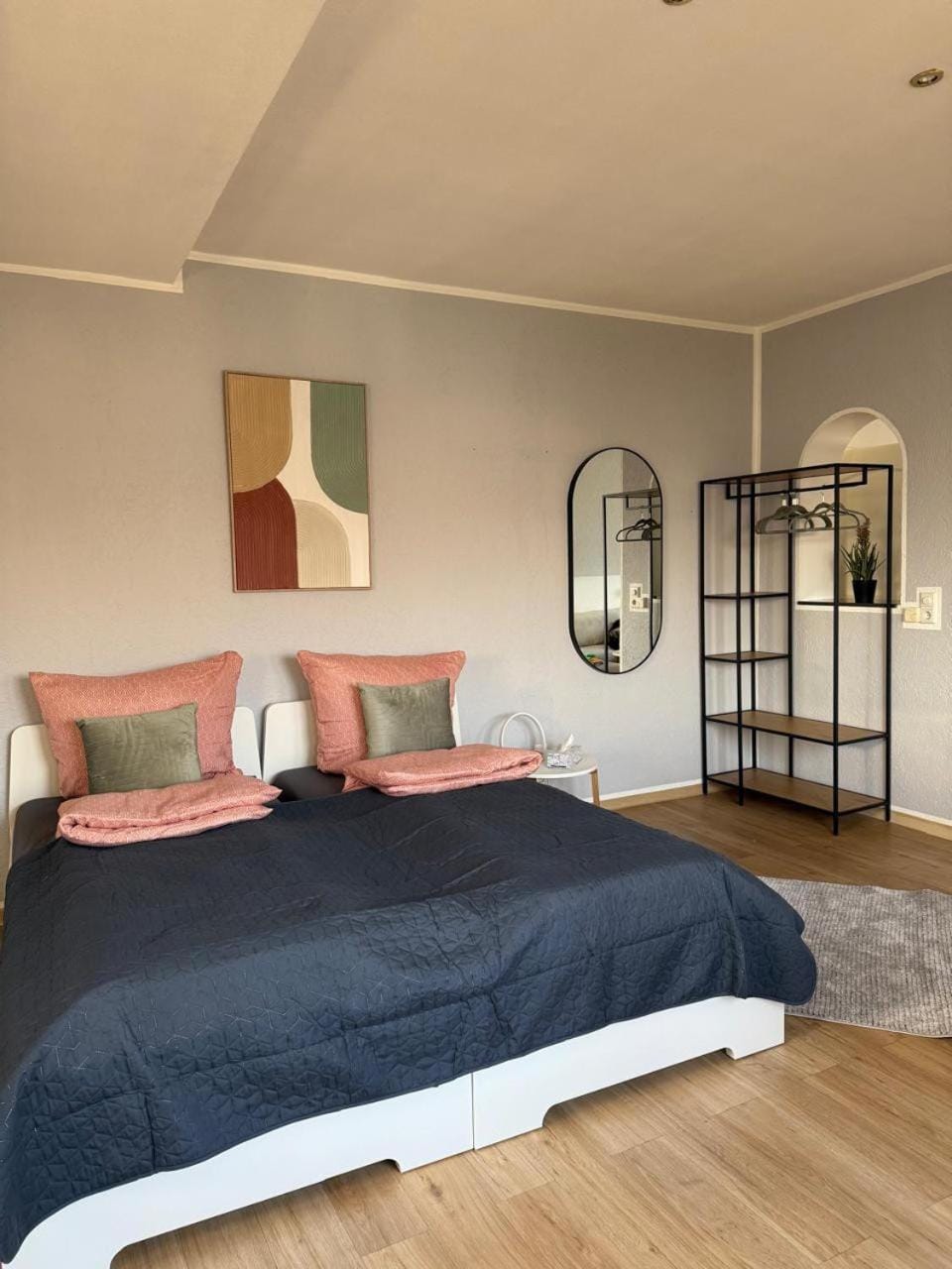 Bed, Photo of the whole room, Bedroom, wardrobe