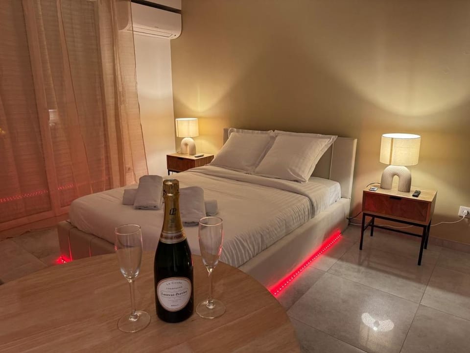 Cocon d'Anjou romantique avec Spa À deux pas des vagues Apartment in Antibes