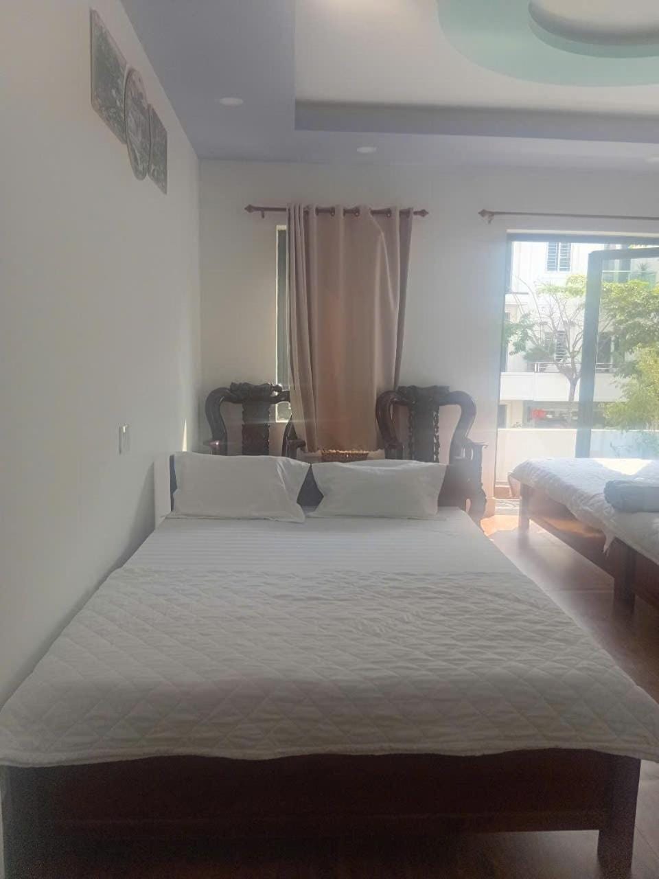 Bed, Photo of the whole room, Bedroom, air conditioner