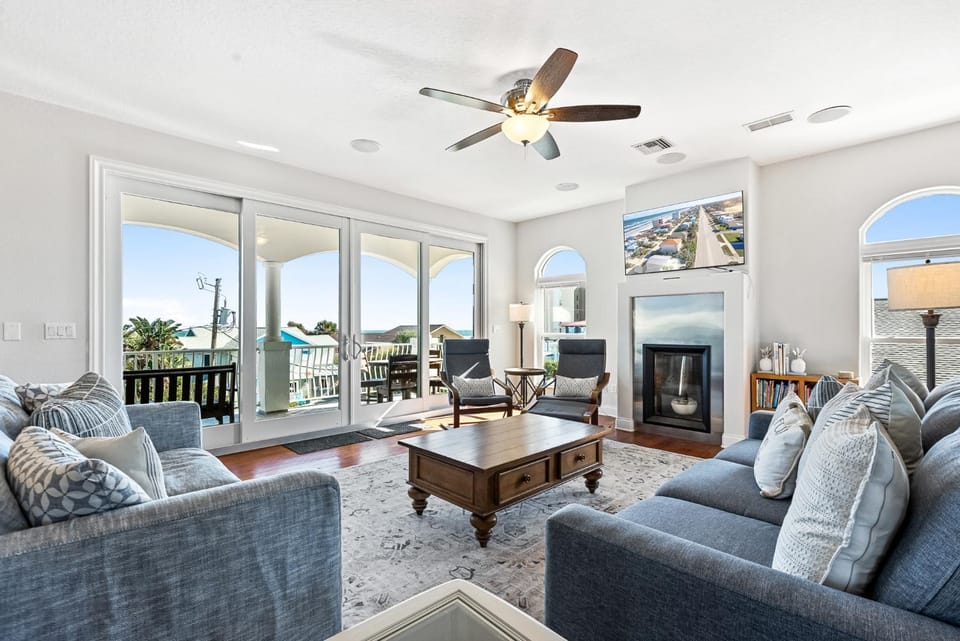Oceanview Beach Escape -Pet-Friendly -Walk to Beach 2608H House in New Smyrna Beach