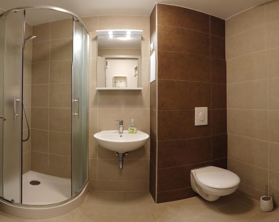 Shower, Toilet, Bathroom, towels