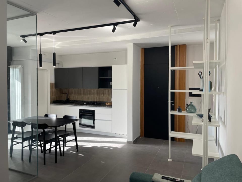 Kitchen or kitchenette, Living room, Dining area