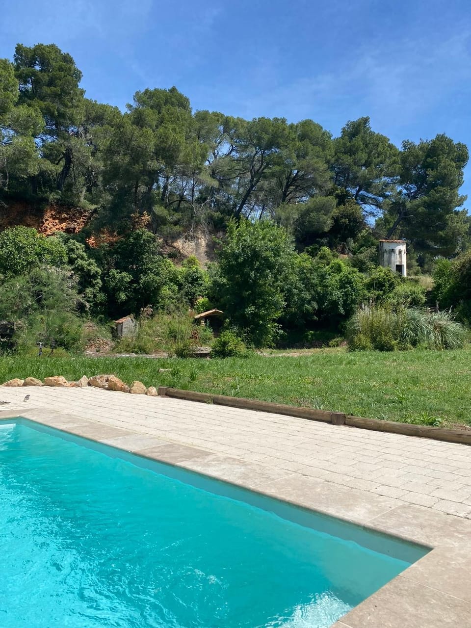 Natural landscape, Pool view, Swimming pool