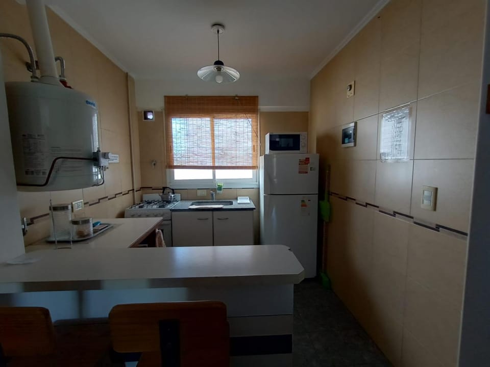 Kitchen or kitchenette, oven