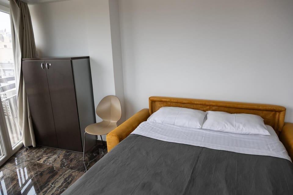 Bed, Balcony/Terrace, Photo of the whole room, Bedroom, wardrobe