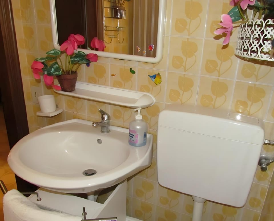 Bathroom, Living room