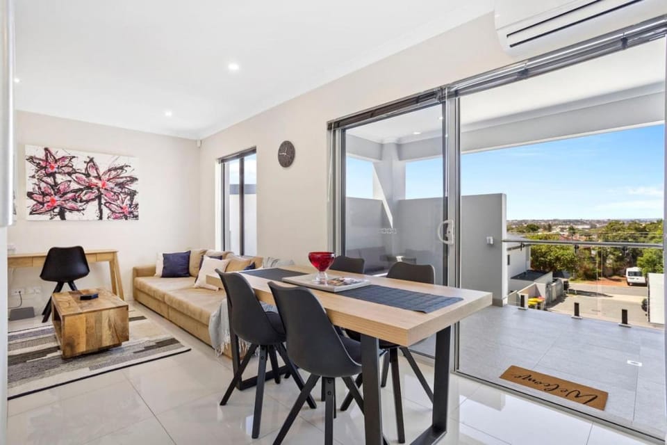 Dining area, air conditioner