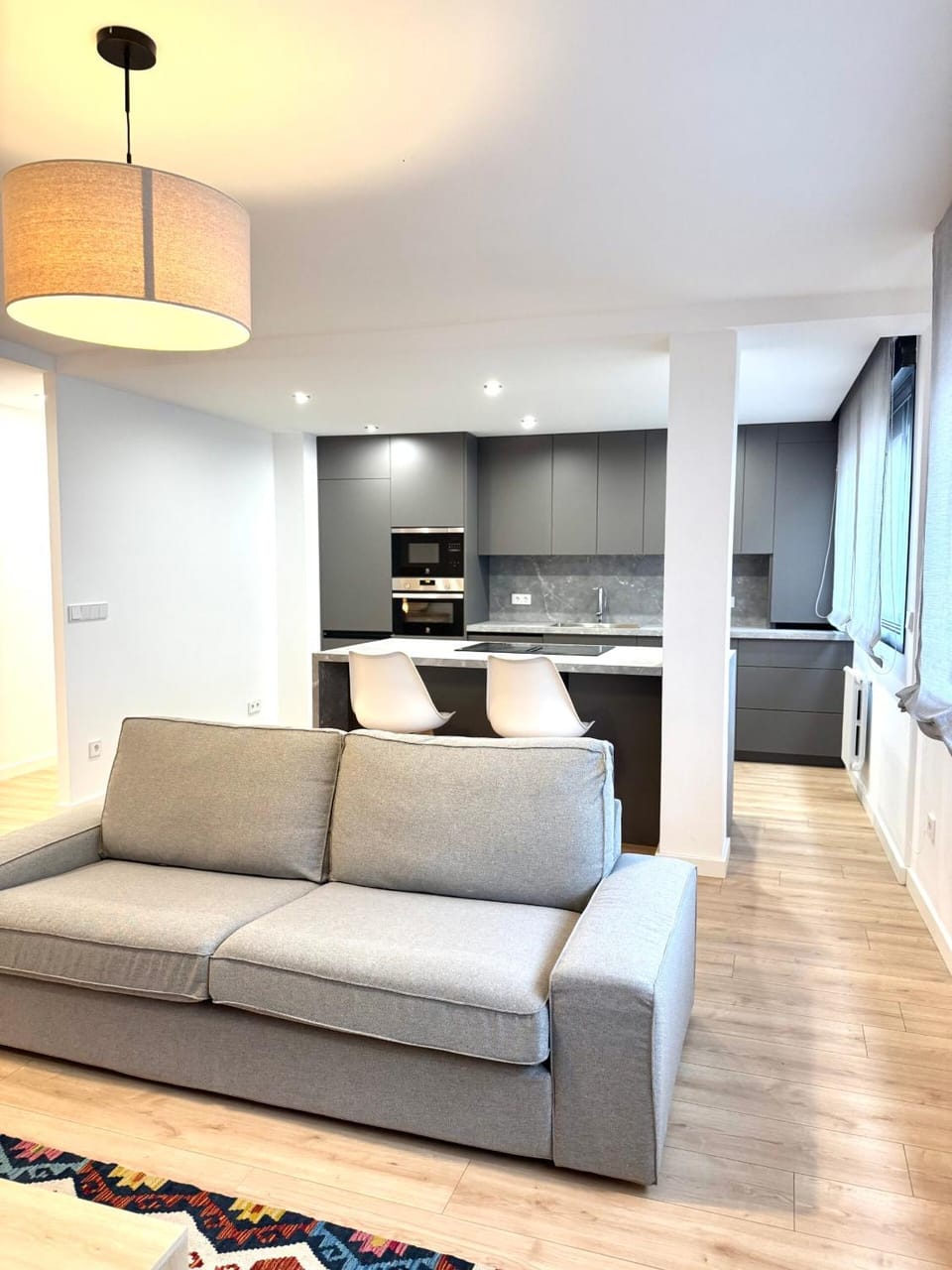 Kitchen or kitchenette, Living room