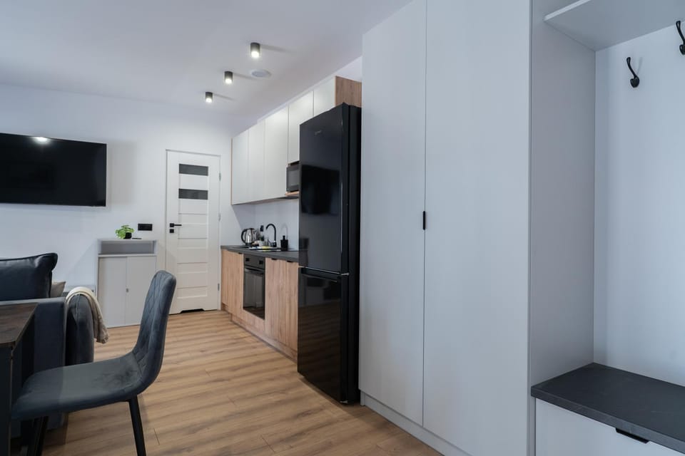 Kitchen or kitchenette, wardrobe
