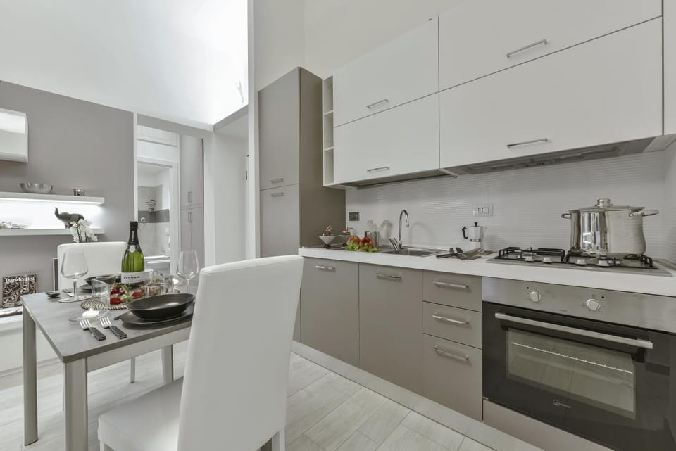 Kitchen or kitchenette, Living room