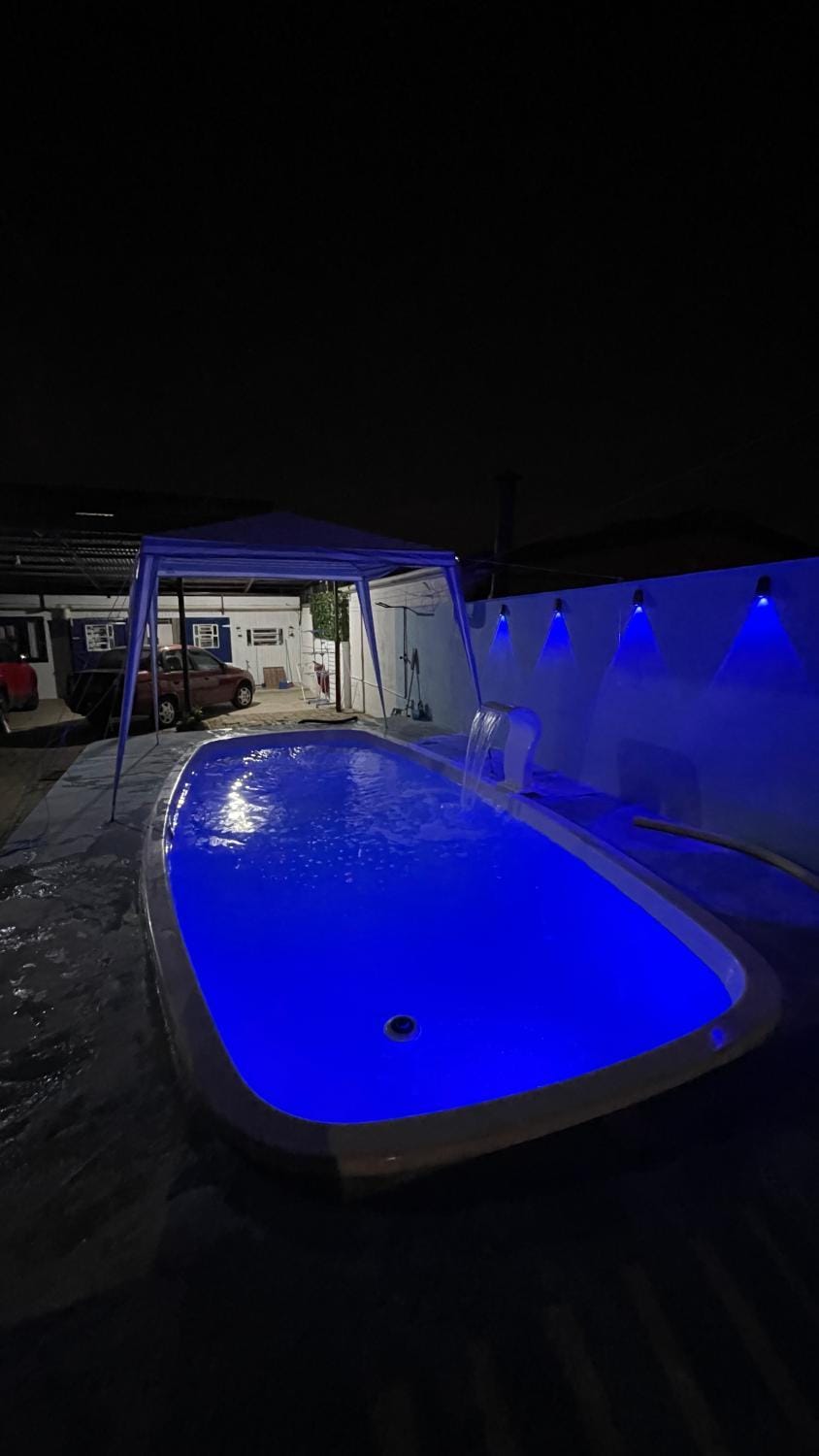 Night, Swimming pool