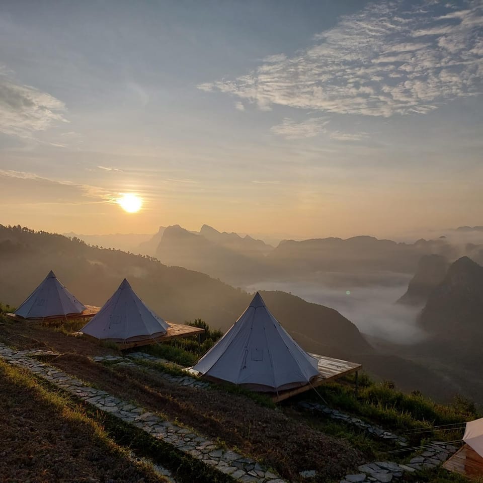 Day, Natural landscape, Mountain view, River view, Sunrise