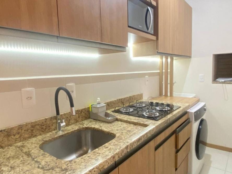 Central, Ar Cond, WI-FI, Lava e Seca Apartment in State of Rio Grande do Sul