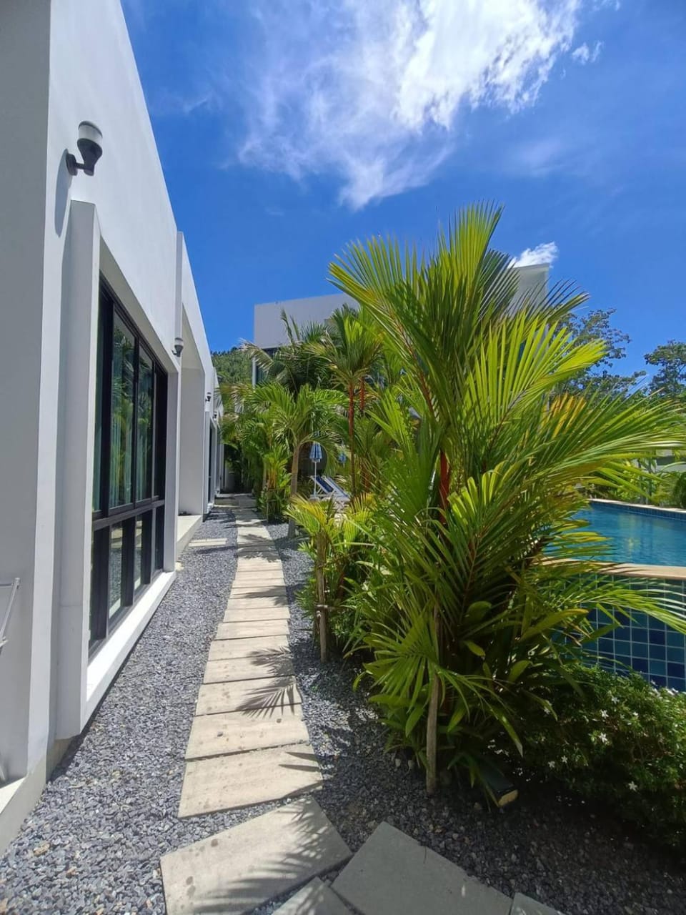 Property building, Garden, Pool view