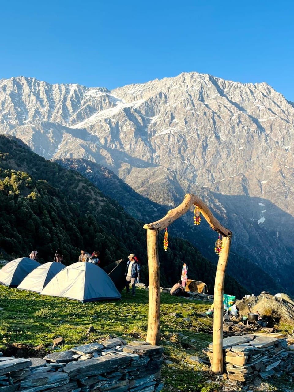 Nearby landmark, Spring, Day, Natural landscape, Mountain view