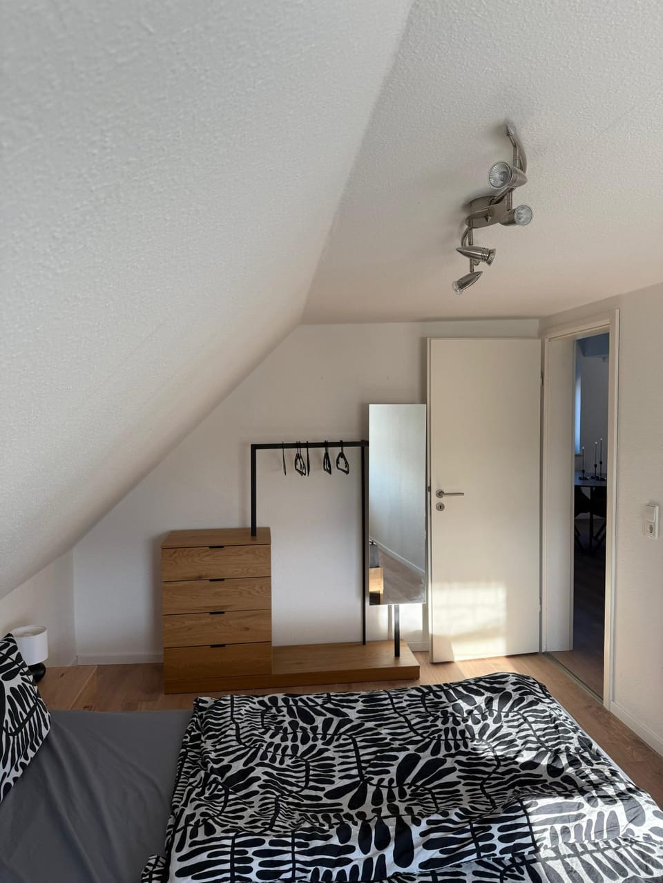 Property building, Living room, Bedroom
