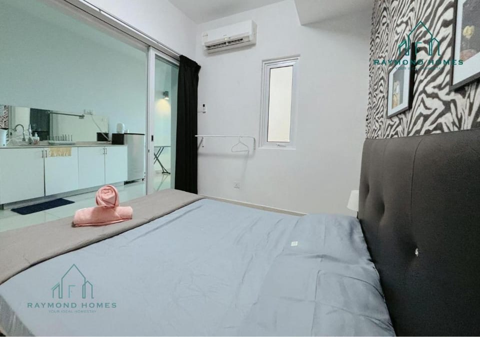 Bed, Bedroom, air conditioner