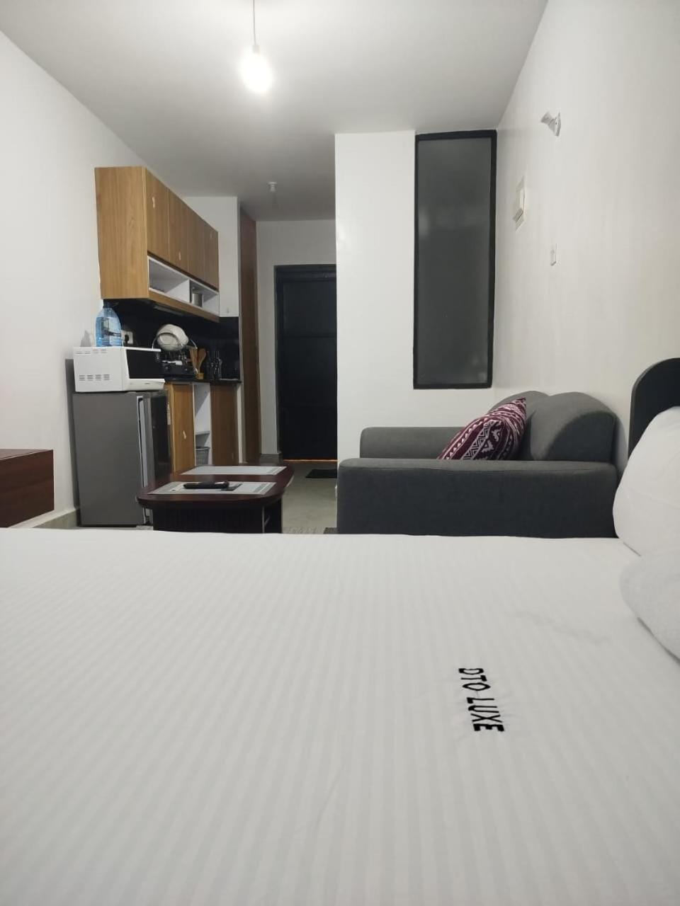 Kitchen or kitchenette, Living room, Photo of the whole room, Seating area