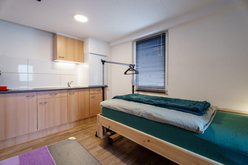 Property building, Living room, Bedroom