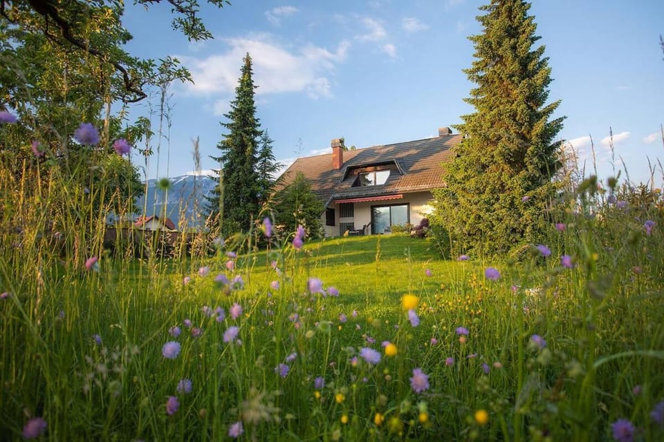 Property building, Spring, Natural landscape, Garden, Garden view