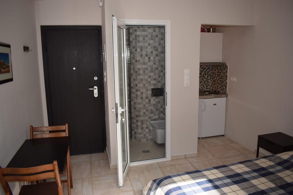 Bed, Kitchen or kitchenette, Photo of the whole room, Dining area, Bedroom