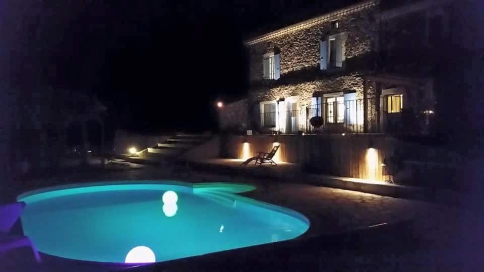 Night, Hot Tub, Pool view, Swimming pool, Swimming pool