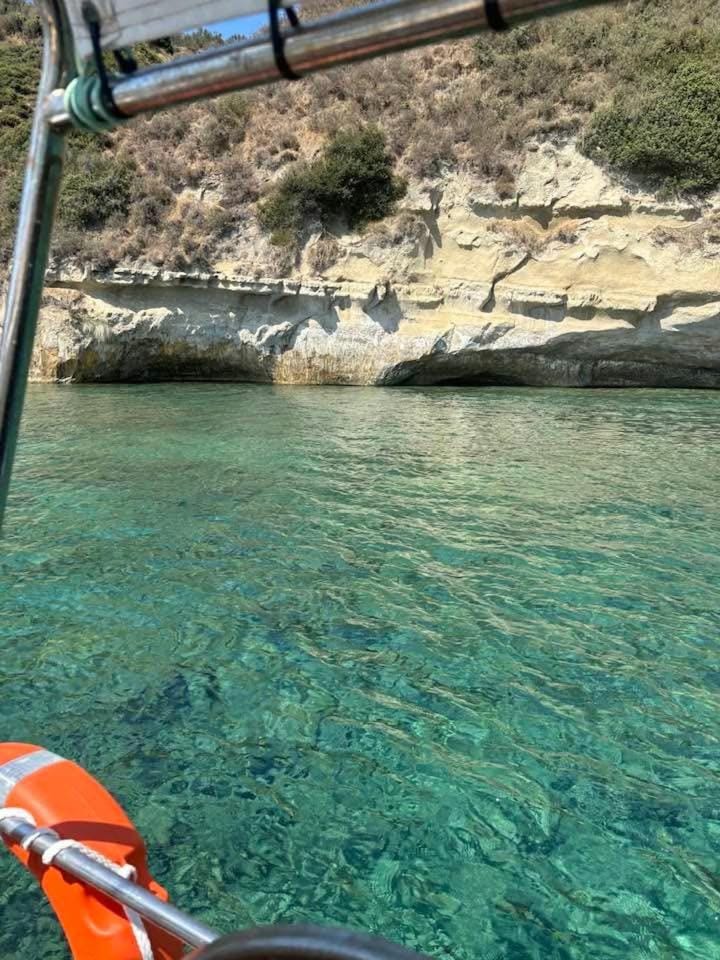 Poseidon boat trips Docked boat in Cephalonia