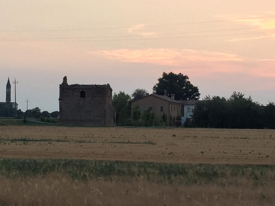 Property building, Sunset