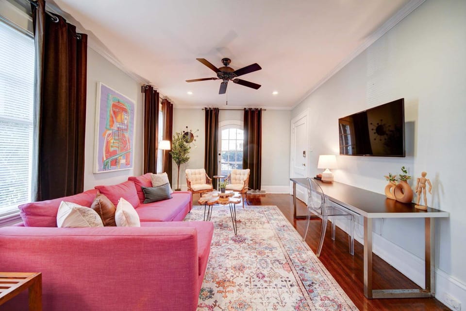 Retro 1BR in Elizabeth with Porch & Eclectic Design House in Charlotte