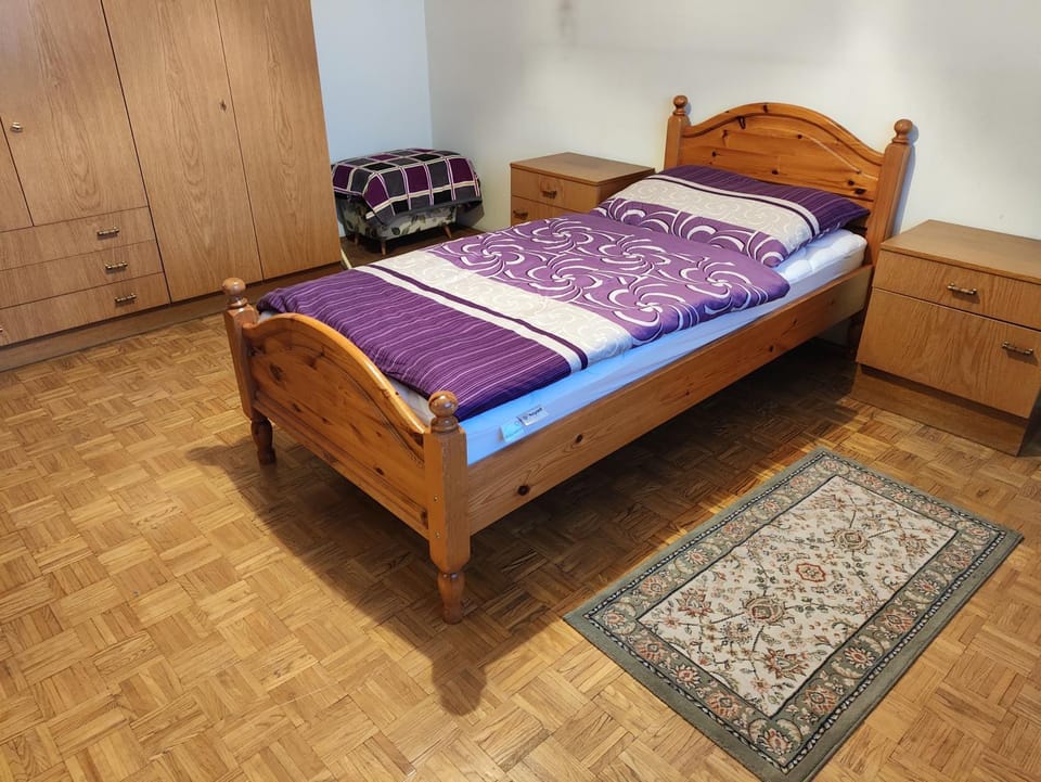 Bed, Photo of the whole room, Bedroom, wardrobe