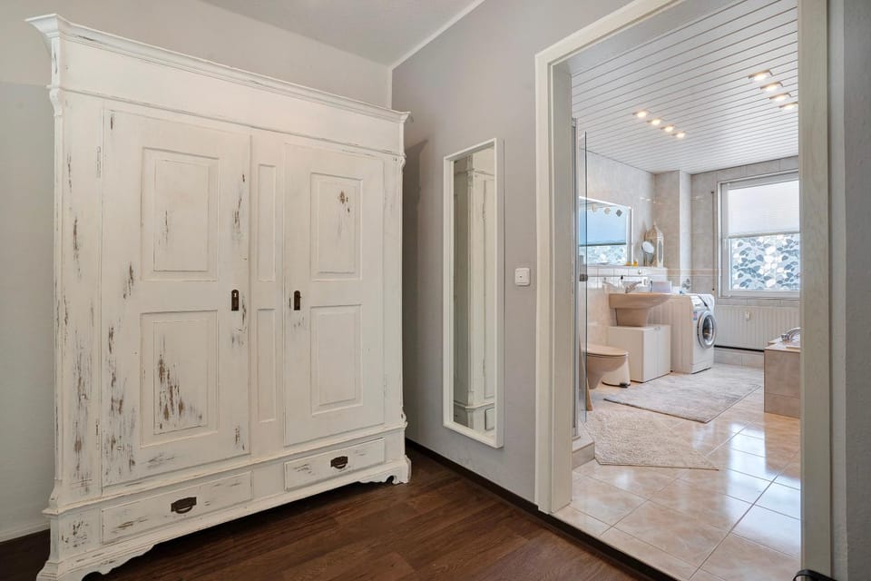 Bathroom, Living room