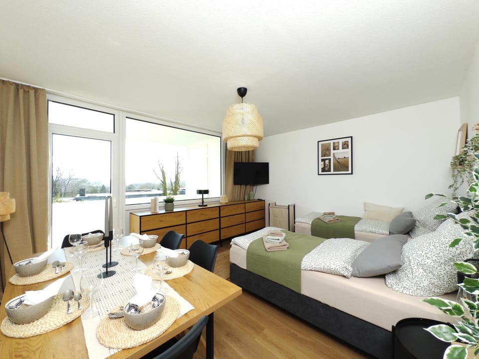 Bed, View (from property/room), Dining area