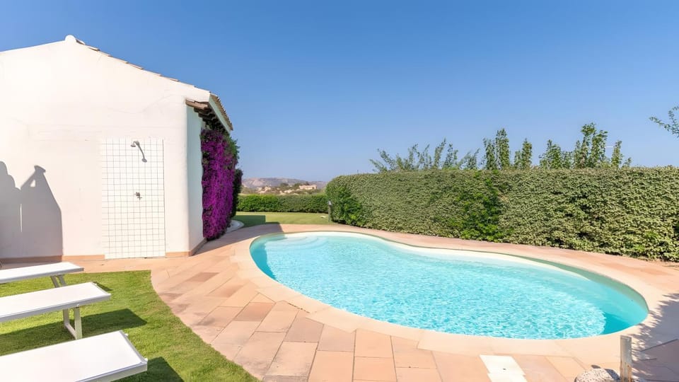 Property building, Living room, Swimming pool