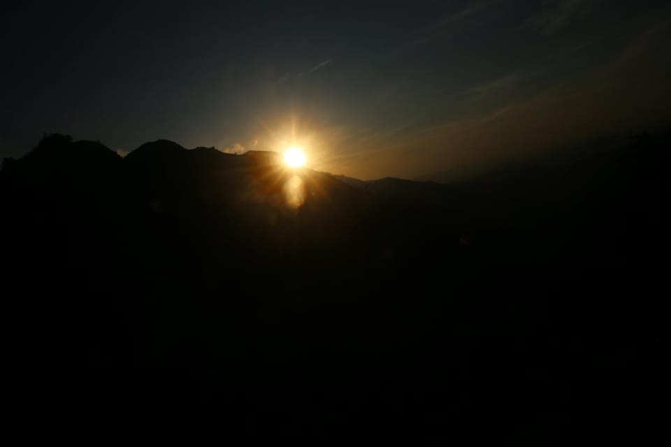 Natural landscape, Mountain view, Sunrise