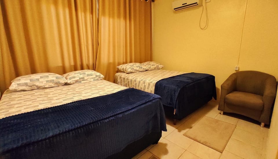 Bed, Bedroom, air conditioner