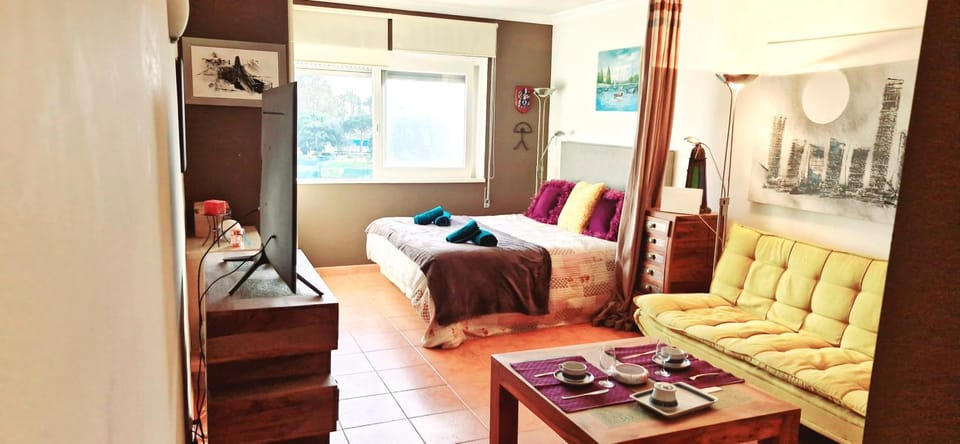 Studio on Maria Luisa Beach Wifi Parking Swimming Pool Apartment in Olhos de Água