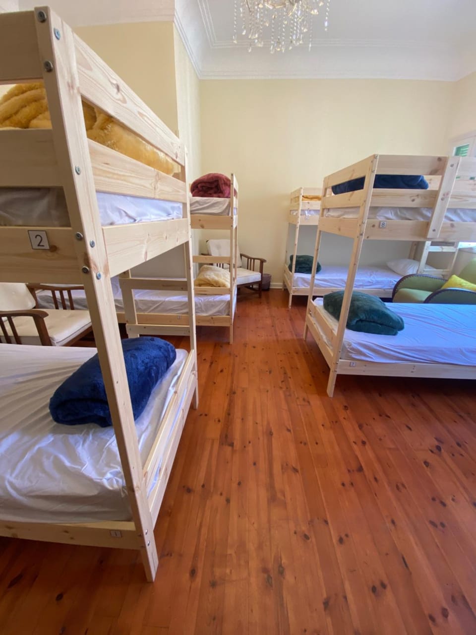 Photo of the whole room, bunk bed