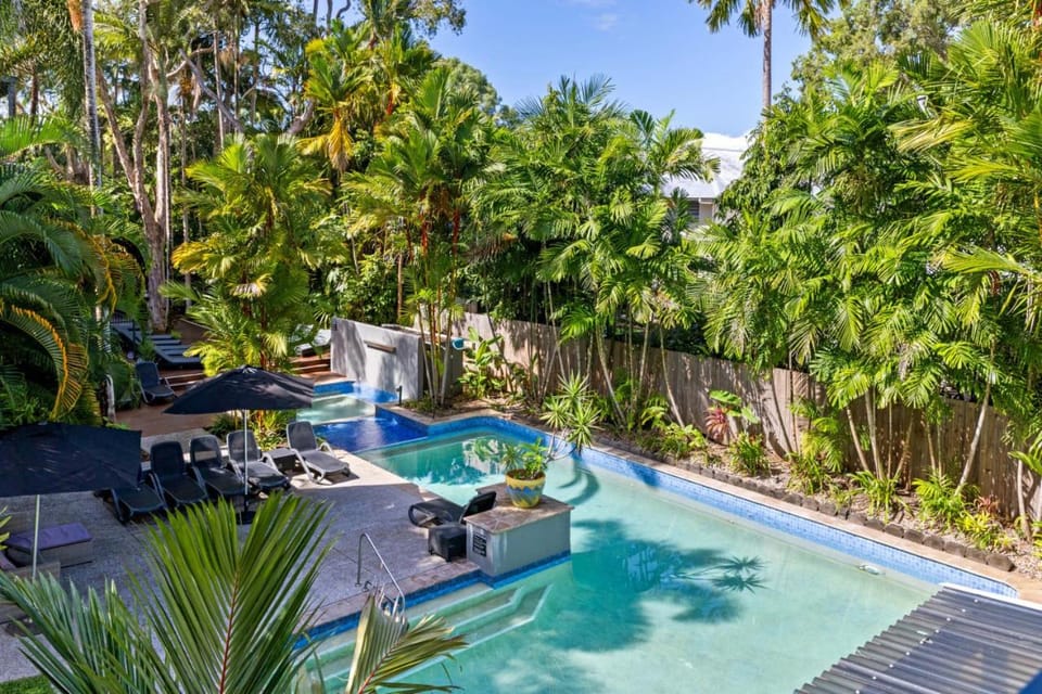 Garden, Pool view, Swimming pool, sunbed