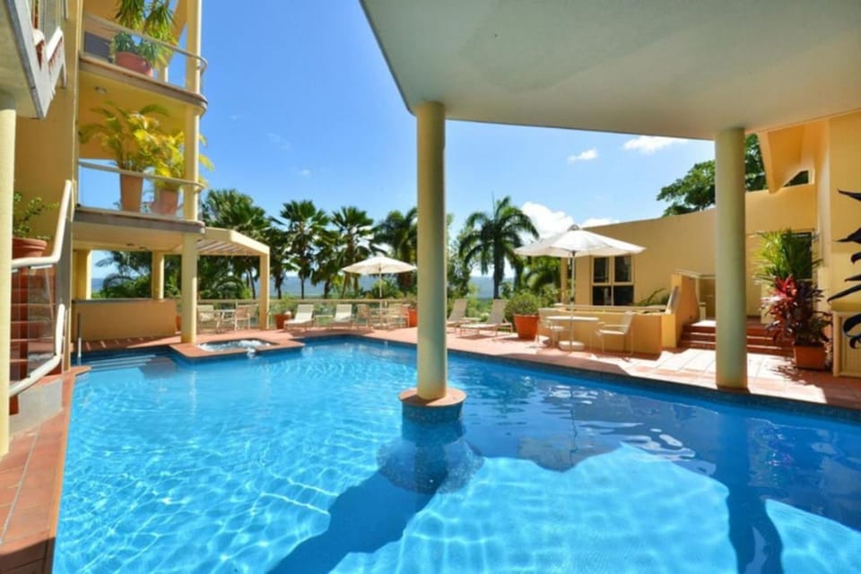 Property building, Patio, Day, Swimming pool
