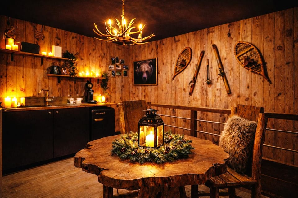 Le Chalet romantique, SPA XXL, 5 min centre ville, Écran cinéma, Lit king size, cascade d'eau Apartment in Bourgoin-Jallieu