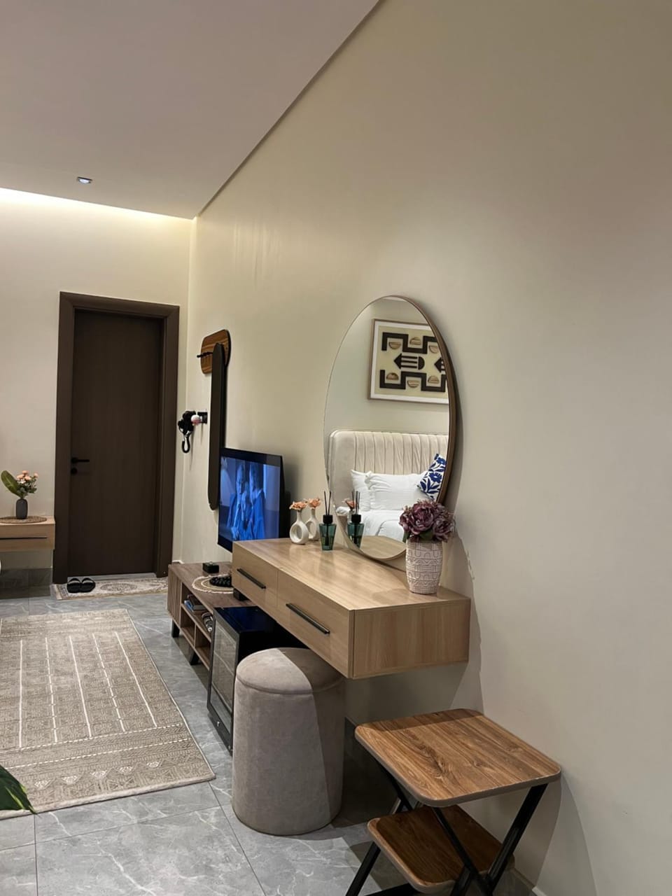 استديو بسرير ماستر بتصميم انيق Apartment in Riyadh