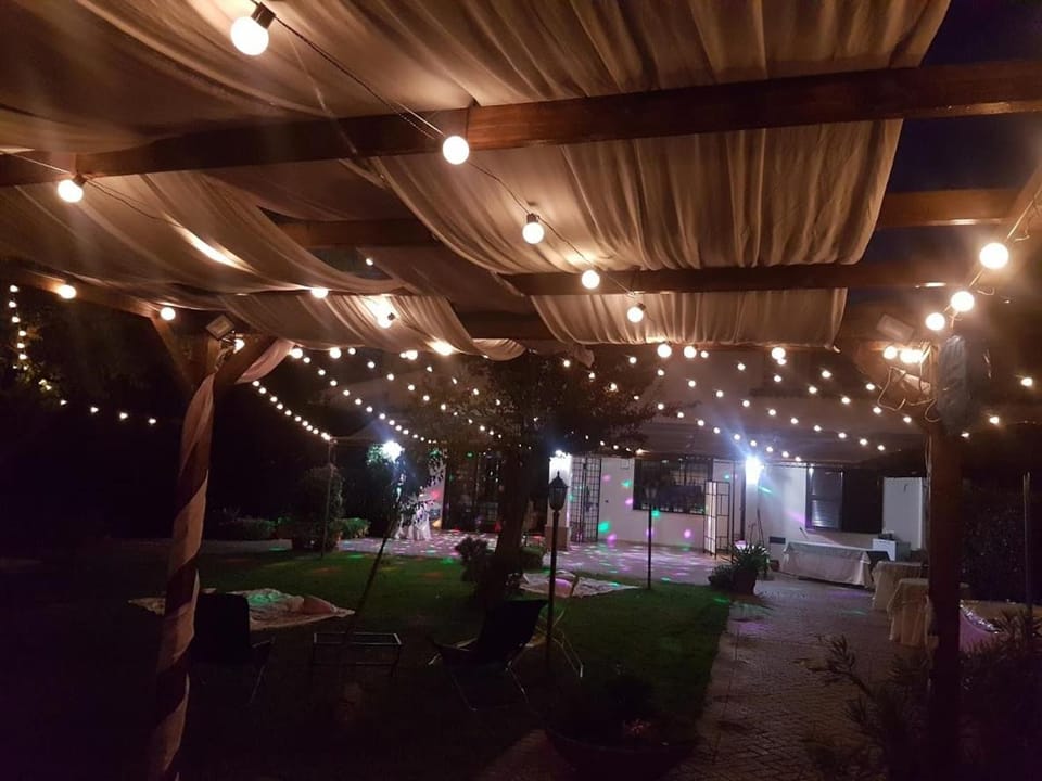 Night, Garden, Garden view