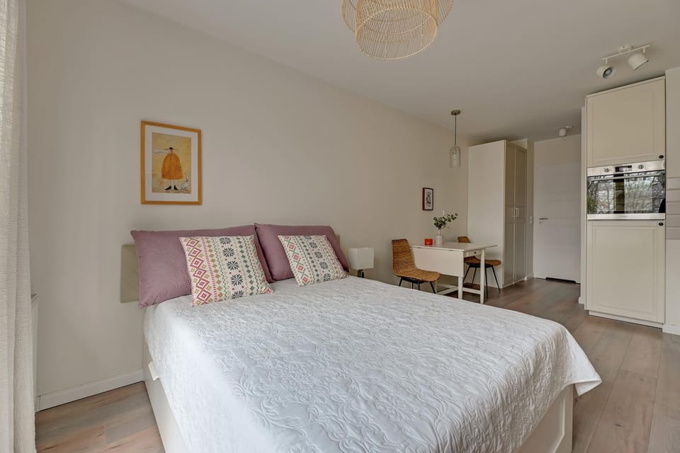 Bed, Kitchen or kitchenette, Photo of the whole room, Dining area, Bedroom, oven, wardrobe