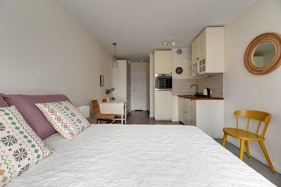 Bed, Kitchen or kitchenette, Photo of the whole room, Dining area, Bedroom, oven, wardrobe