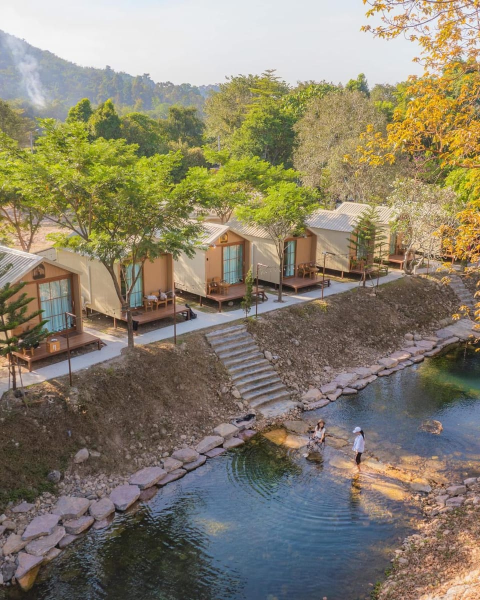 ฤดู แคมป์ ชะอม Season camp cha-om Campground/ 
RV Resort in Thailand