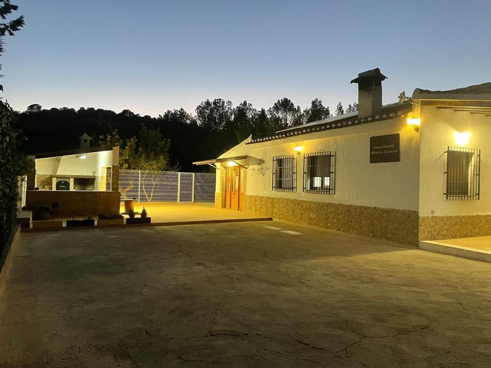 Property building, Night, Parking