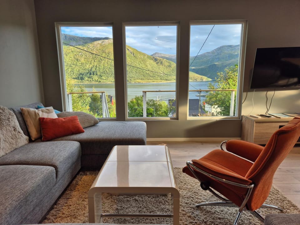 TV and multimedia, Living room, Seating area, Mountain view