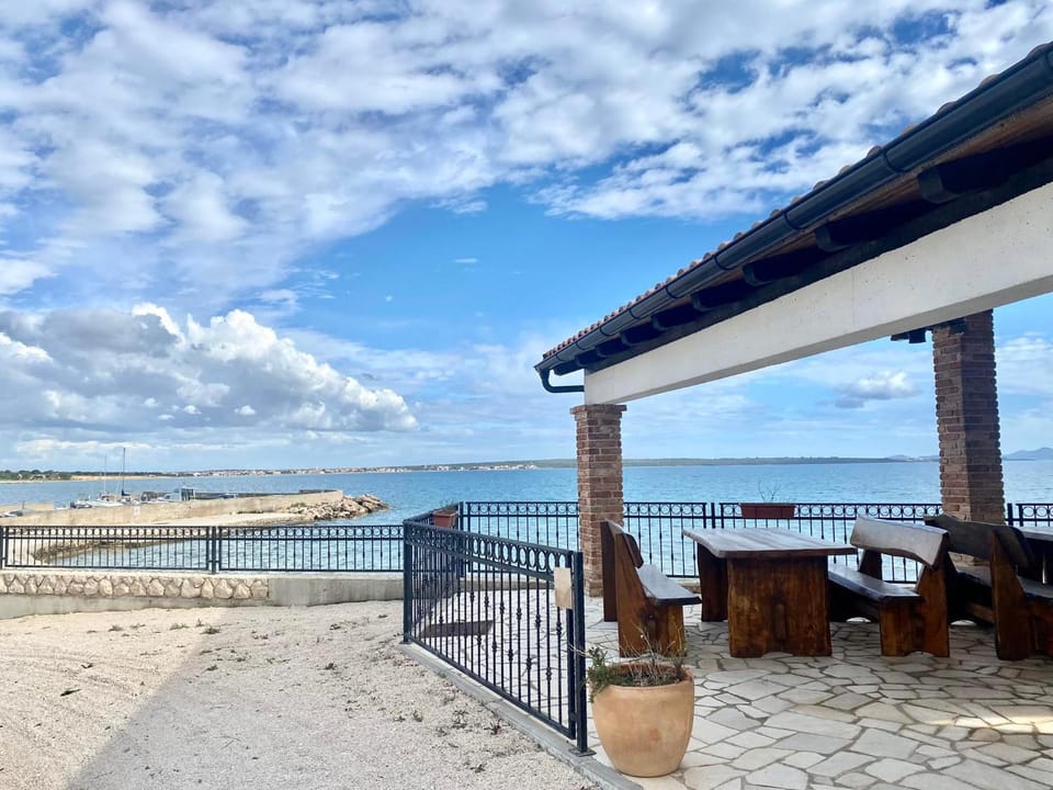 Patio, Day, Natural landscape, View (from property/room), Beach, Sea view, Public Bath