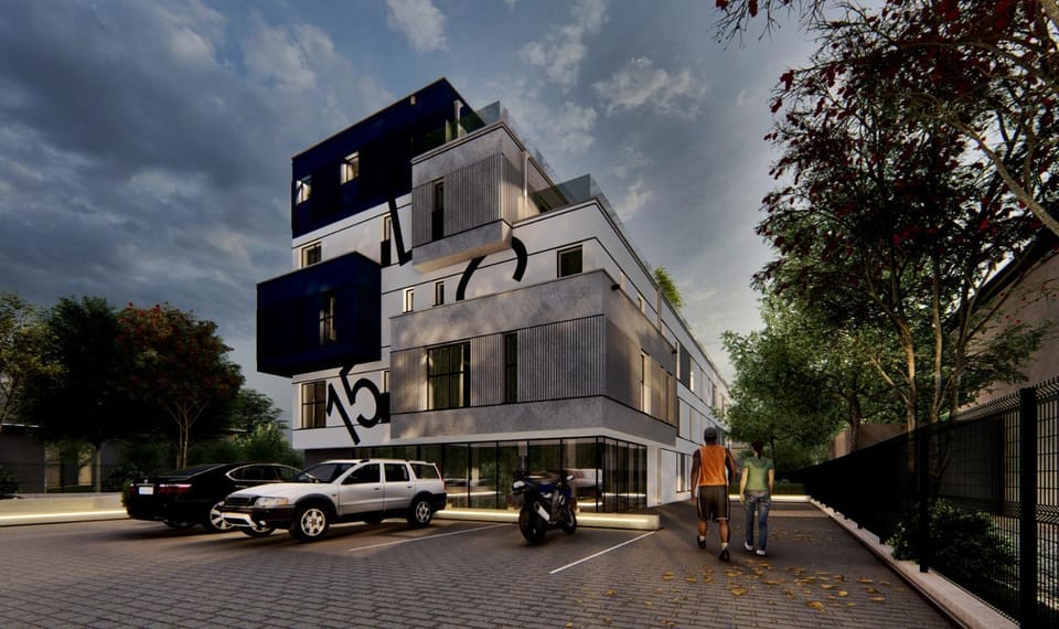Property building, Day, Parking