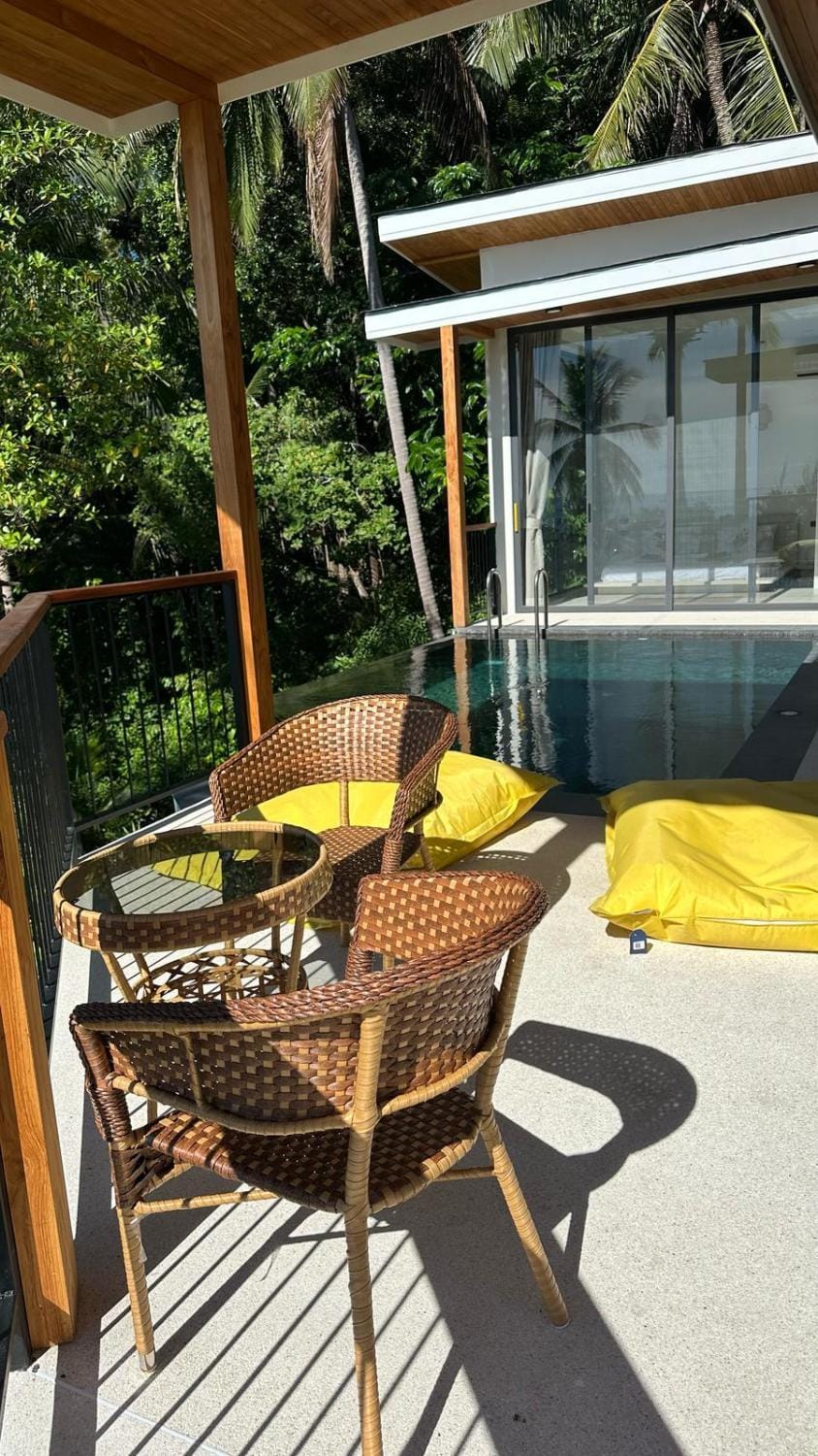 Garden, View (from property/room), Balcony/Terrace, Seating area, Dining area, Garden view, sunbed